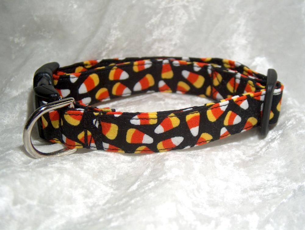 Candy Corn Dog and Cat collars